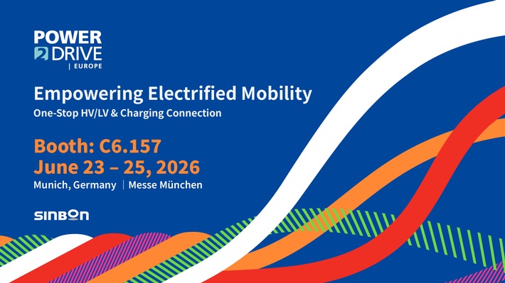SINBON Powers Up Europe: Debuts at Power2Drive Europe 2026 with Full Range of EV Charging Solutions