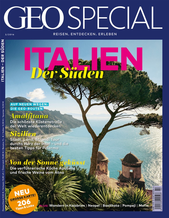 GEO SPECIAL "Italien - der Süden" ist ab sofort im Handel erhältlich