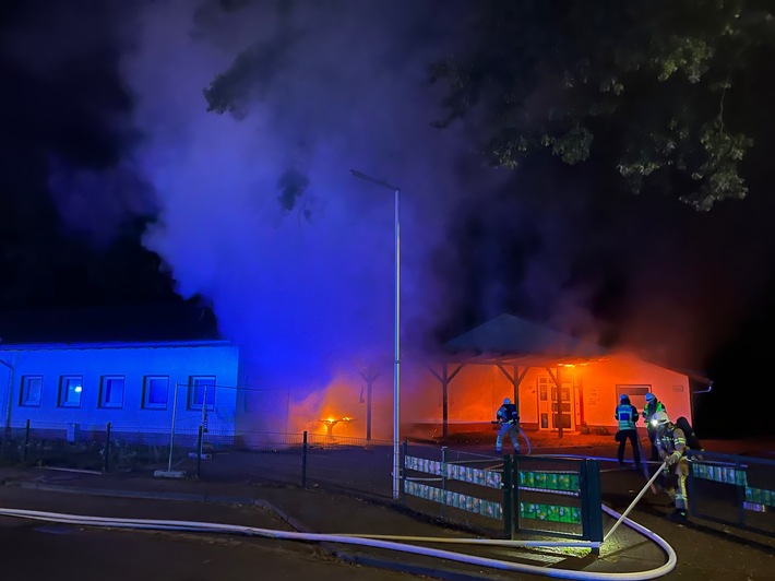 POL-SO: Brand auf einem Kindergartengelände