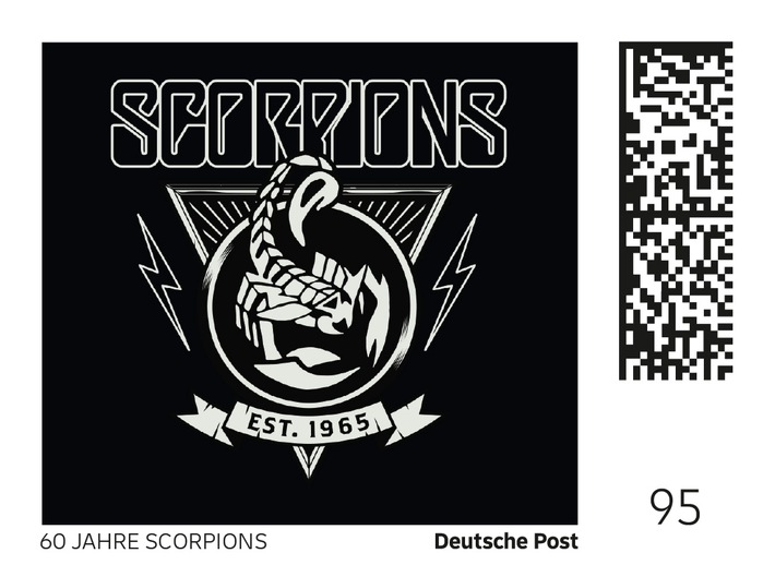 PM: Rockband Scorpions bekommt eigene Briefmarken / PR: Rock band Scorpions receives special edition stamps