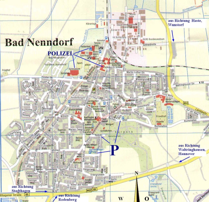 POL-NI: Informationen der Polizei zum Veranstaltungswochenende in Bad Nenndorf am 01./02.08.2008