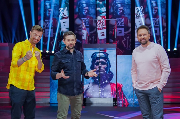 Sarah Connor, Knossi, Verona Pooth, Michael Mittermeier und Tommi Schmitt wollen für ProSieben siegen. Fünf neue Folgen "Joko & Klaas gegen ProSieben" ab Dienstag