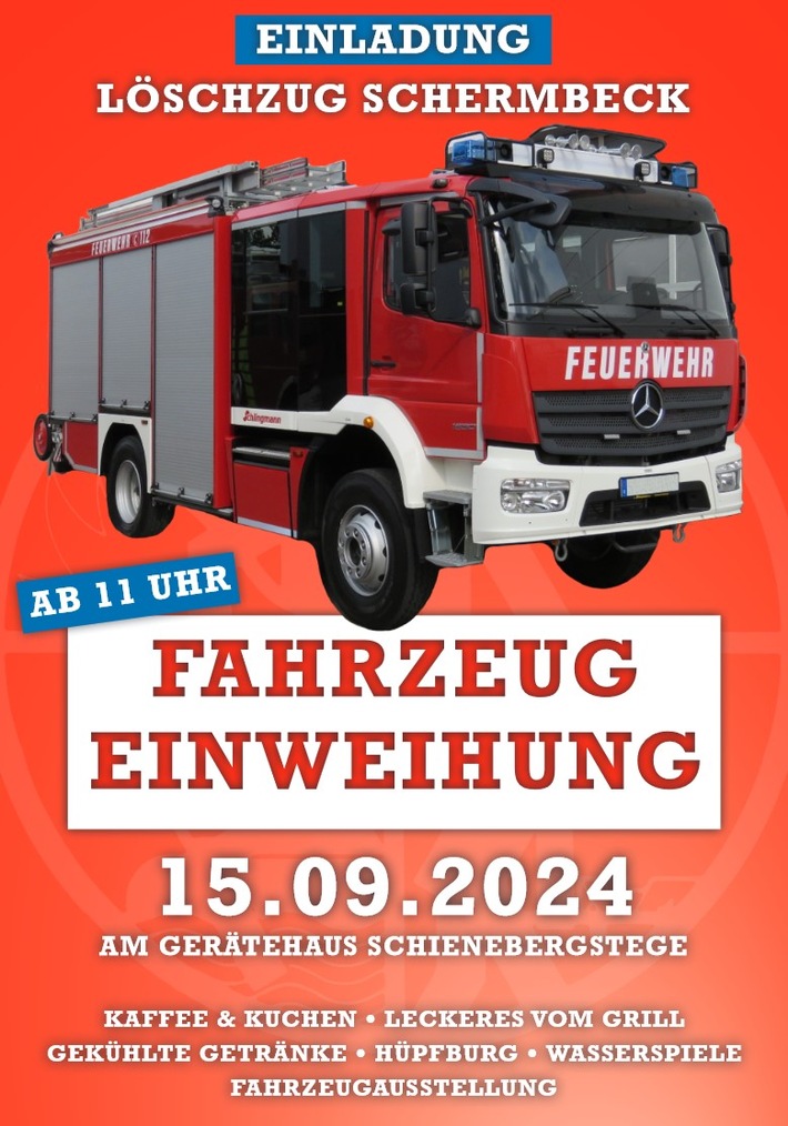 FW-Schermbeck: Einweihung neues HLF20