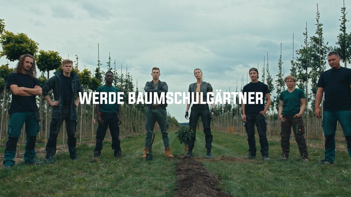 Die neue Ausbildungskampagne des BdB/Mit der Kampagne, die auf ein Design im Video-Spiel-Look zurückgreift, möchte der BdB mehr Jugendliche für eine Ausbildung in der Baumschulbranche begeistern