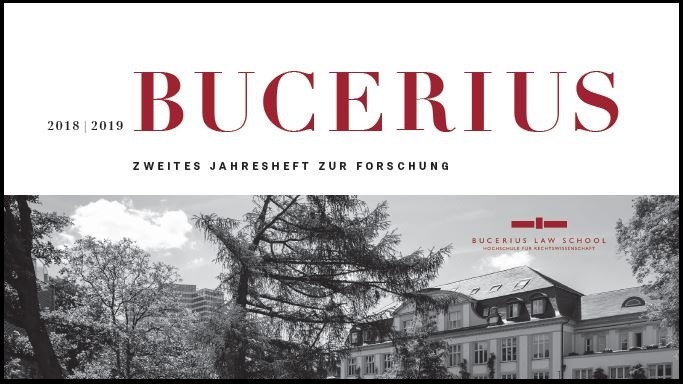 PM: Zweites Jahresheft zur Forschung der Bucerius Law School erschienen