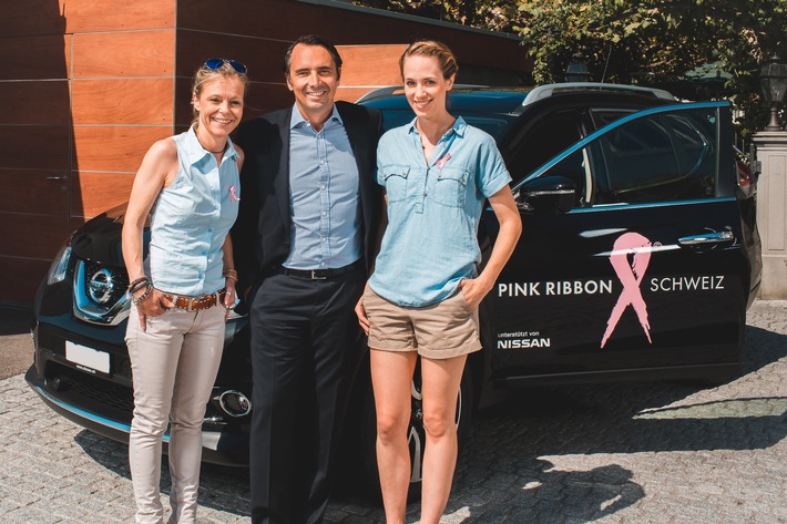 Nissan Switzerland offre la mobilité à "Pink Ribbon"