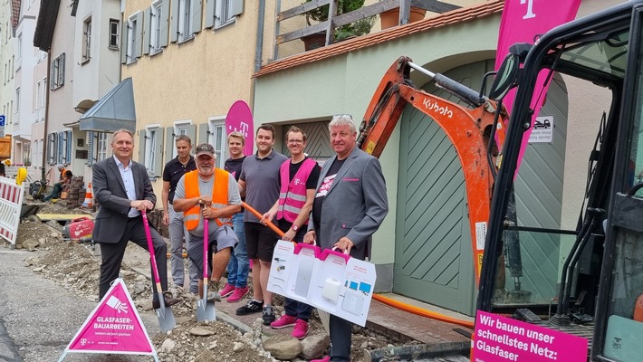 Telekom startet Glasfaser-Ausbau in Schongau