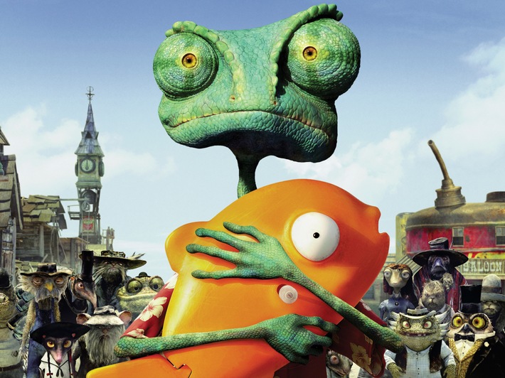 Für eine Handvoll Wasser: SAT.1 zeigt OSCAR®-prämierten  Animationsfilm "Rango" am Samstag (BILD)