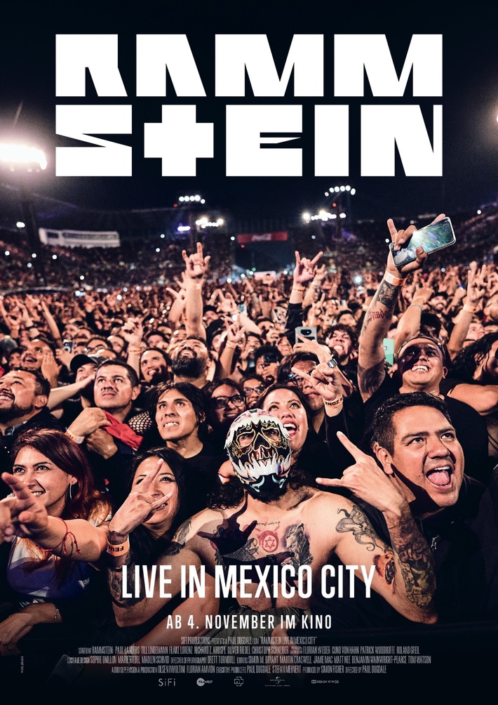 Rammstein - Live in Mexico City: Erfolgreicher Start des weltweiten Kinovorverkaufs