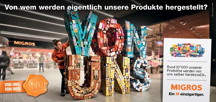 Migros lanciert das Programm "Von uns. Von hier."