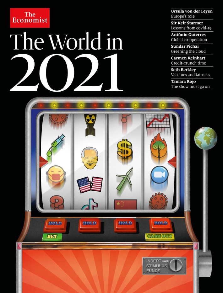 Pressemeldung The Economist: The World in 2021 - ein Jahr des Glücks, der Risikobereitschaft und des Zufalls