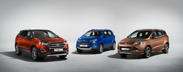 Europäische Version des Ford Edge debütiert auf der IAA - Ford will mit SUVs und Allradoptionen weiter wachsen