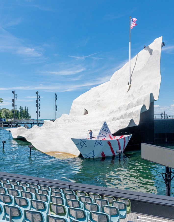 Spektakuläres Bühnenbild bei den Bregenzer Festspielen 2022