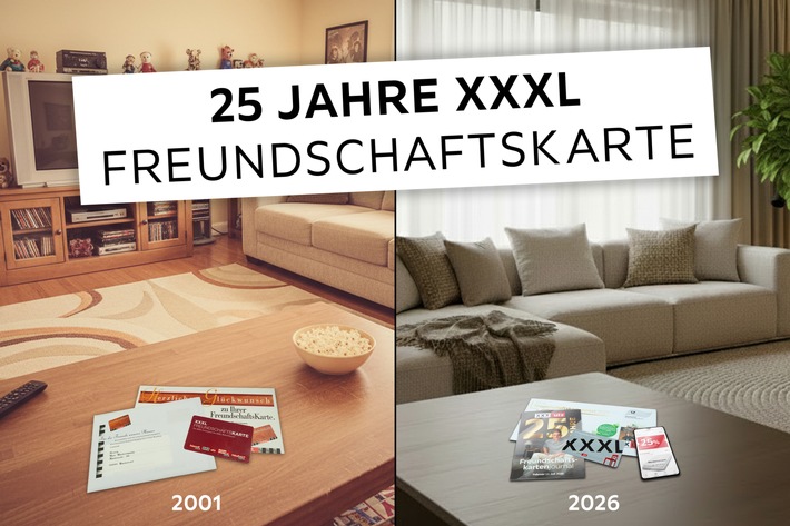 Seit 25 Jahren im Einsatz: XXXLutz feiert Jubiläum seiner Freundschaftskarte