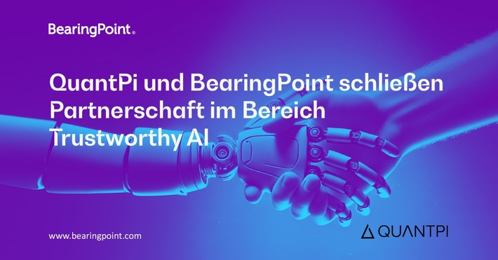 QuantPi und BearingPoint schließen Partnerschaft im Bereich vertrauenswürdige KI