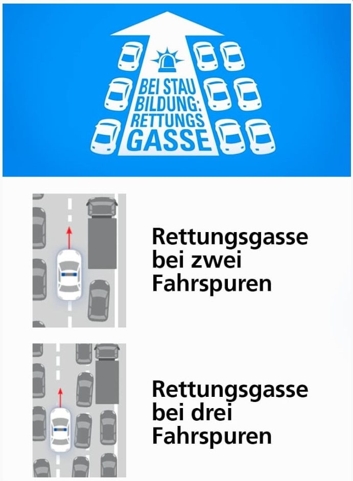 POL-HK: Heidekreis: Kontrollen auf der A 7 - Fehlverhalten bei Rettungsgasse festgestellt