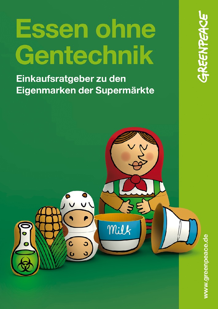 Neuer Greenpeace-Ratgeber "Essen ohne Gentechnik" / Diese Supermärkte verzichten auf Gentechnik in der Lebensmittelproduktion