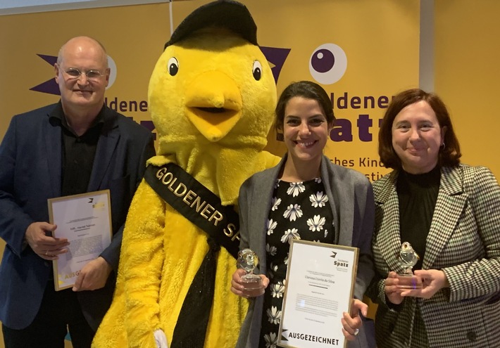 "Goldene Spatzen" für KiKA / Moderatorin Clarissa Corrêa da Silva, "Triff..." und "Fritzi" in Erfurt prämiert