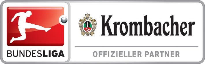 Krombacher Brauerei verlängert Vertrag mit der Deutschen Fußball Liga um vier weitere Jahre und bleibt &quot;Offizieller Partner der Bundesliga&quot; (BILD)