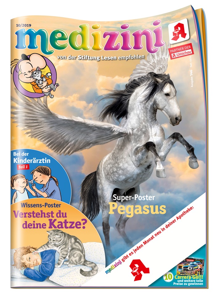 medizini mit Super-Poster Pegasus, dem mystischen Pferd (FOTO)