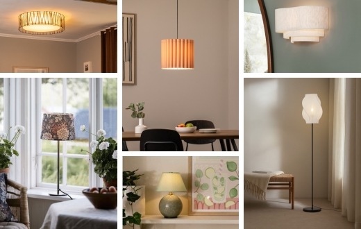 Stoffleuchten für Lichtakzente mit Charakter: Lampenwelt.de präsentiert textile Vielfalt