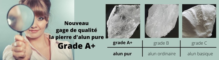 La pierre d&#039;alun grade A+ : Une nouvelle référence de pureté dans l&#039;univers de la cosmétique naturelle