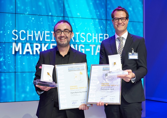 Startupfair erhält Swiss Marketing Trophy 2014 (BILD)