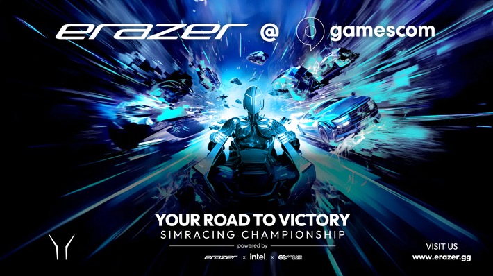 Game-Changer zur GAMESCOM 2023: ERAZER präsentiert Competition-Serie "YOUR ROAD TO VICTORY"