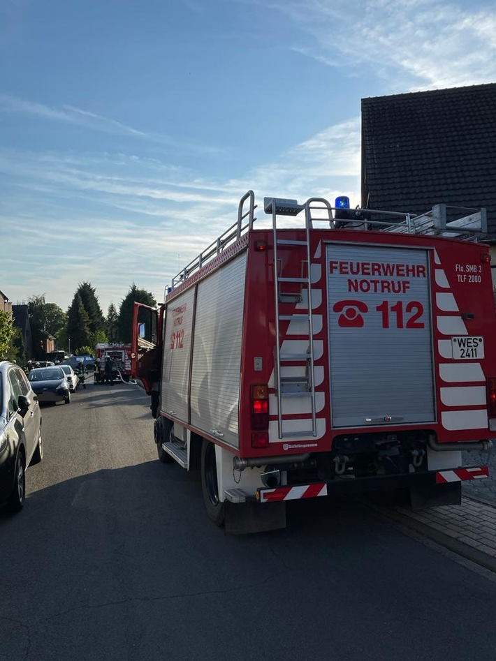 FW-Schermbeck: Alarmierter Kellerbrand