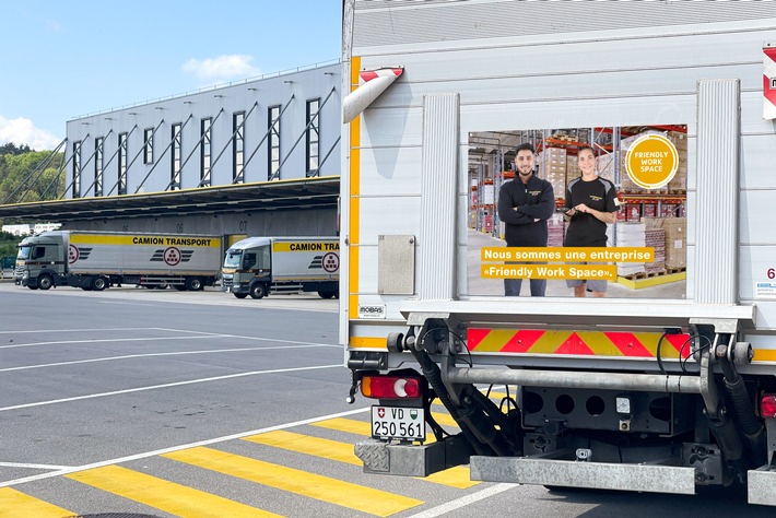 Label "Friendly Work Space", Camion Transport déploie la certification de qualité sur la route