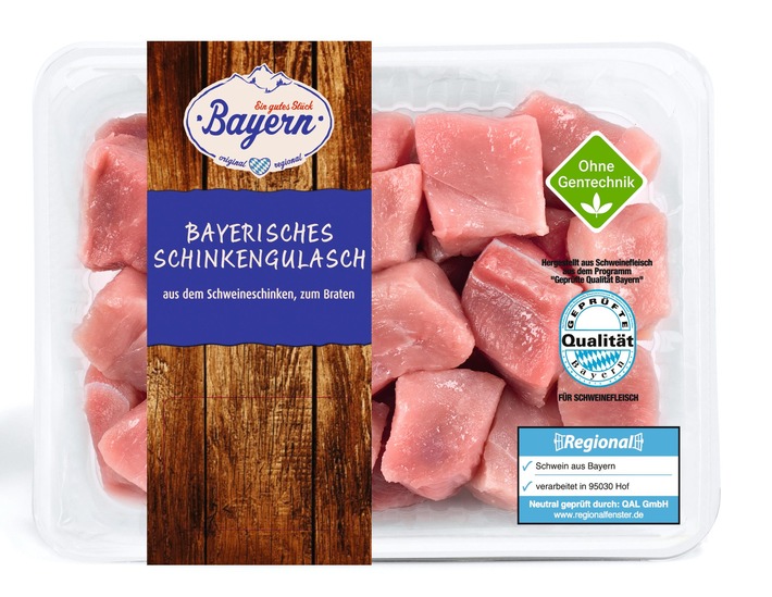 Lidl führt als erster Discounter gentechnikfreies Schweinefleisch ein: Qualitätsvorstoß bei regionaler Eigenmarke &quot;Ein gutes Stück Bayern&quot;