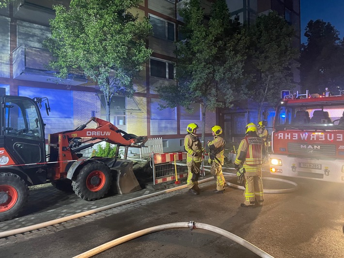 FW-Stolberg: Drei Verletzte bei Wohnungsbrand