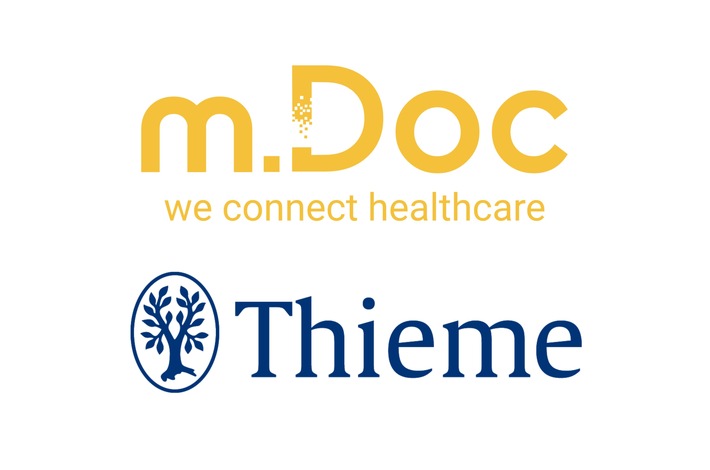 Thieme beteiligt sich an der digitalen Gesundheitsplattform m.Doc