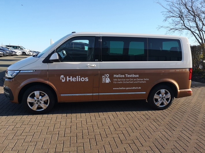Corona Testmobile: Helios startet mobiles Angebot für Corona Tests – flächendeckend, schnell und sicher
