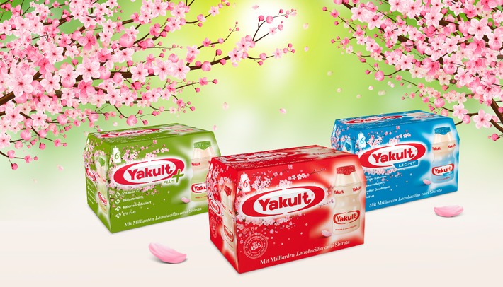 Yakult für kurze Zeit im Frühlingsoutfit: Inspiriert von der traditionellen japanischen Kirschblüte