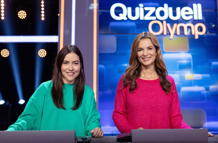 ARD-Nachrichten-Team gegen &quot;Quizduell-Olymp&quot;: Aline Abboud und Julia-Niharika Sen zu Gast bei Esther Sedlaczek / am Freitag, 30. Dezember 2022, 18:50 Uhr im Ersten