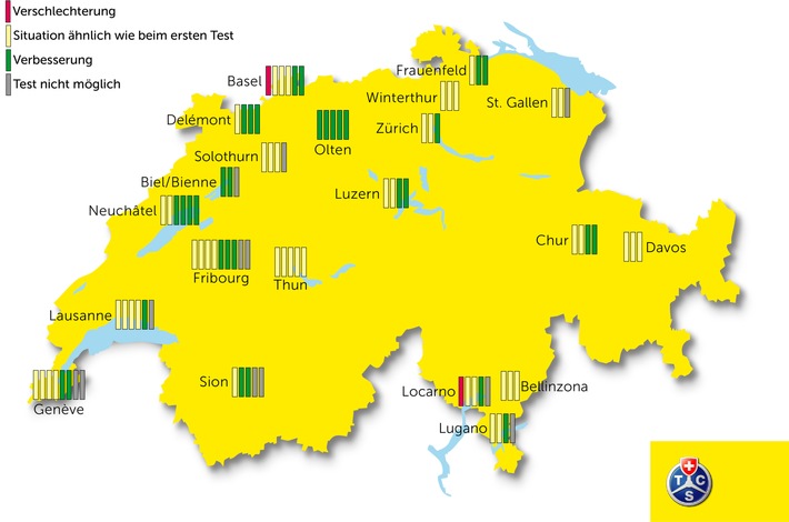 Ein Drittel der Fussgängerstreifen ist sicherer geworden (BILD)