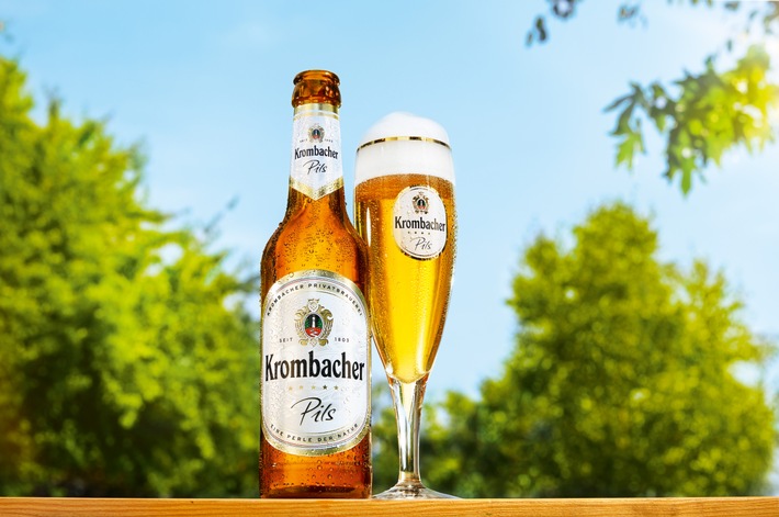 Eine ausgezeichnete "Perle der Natur": Krombacher Pils mit "sehr gut" im aktuellen ÖKO-TEST