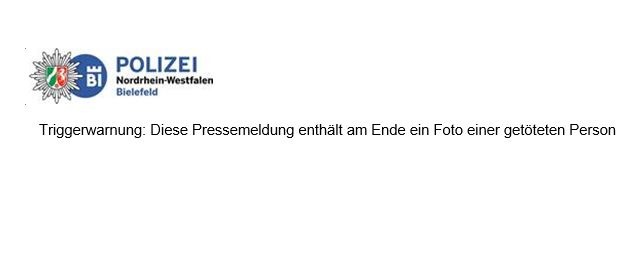 POL-BI: 2. Gemeinsame Presseerklärung der Staatsanwaltschaft Detmold und der Polizei Bielefeld zum Auffinden einer leblosen männlichen Person in Blomberg - Öffentlichkeitsfahndung mit Bild