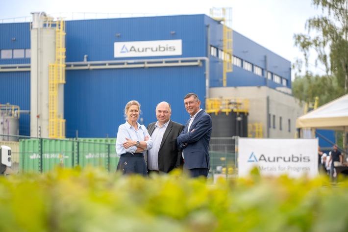 Pressemitteilung: Aurubis eröffnet innovative ASPA-Recyclinganlage in Belgien