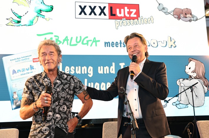 Die nächste Außergewöhnliche Seite von XXXLutz Hesse in Garbsen: Hendrikje Balsmeyer und Peter Maffay sorgen zusammen mit Nelson Müller für Begeisterung