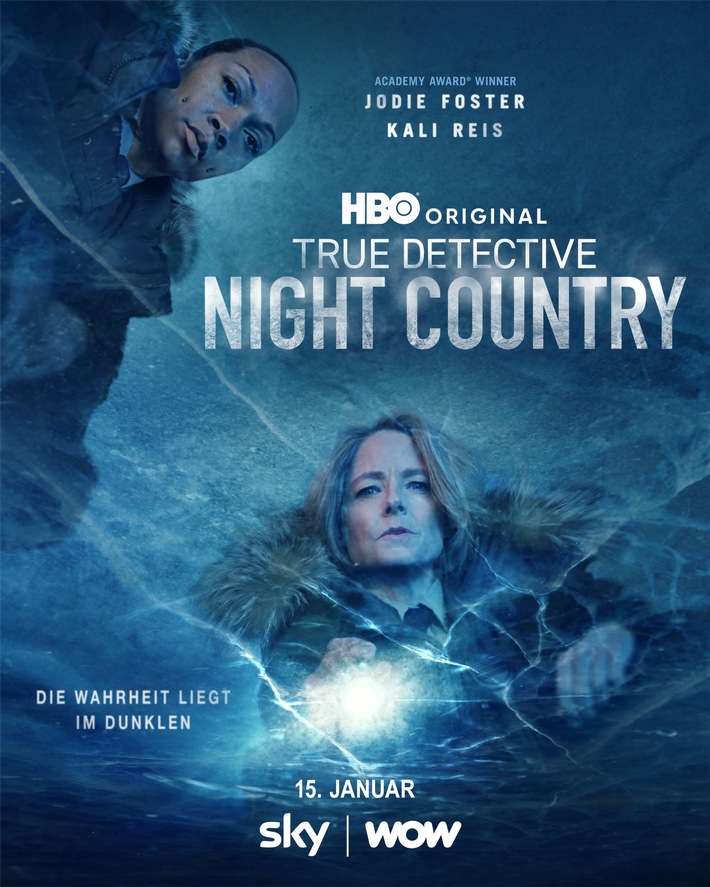 Offizieller Trailer und Key Art der HBO-Serie &quot;True Detective: Night Country&quot; veröffentlicht - ab 15. Januar bei Sky und WOW