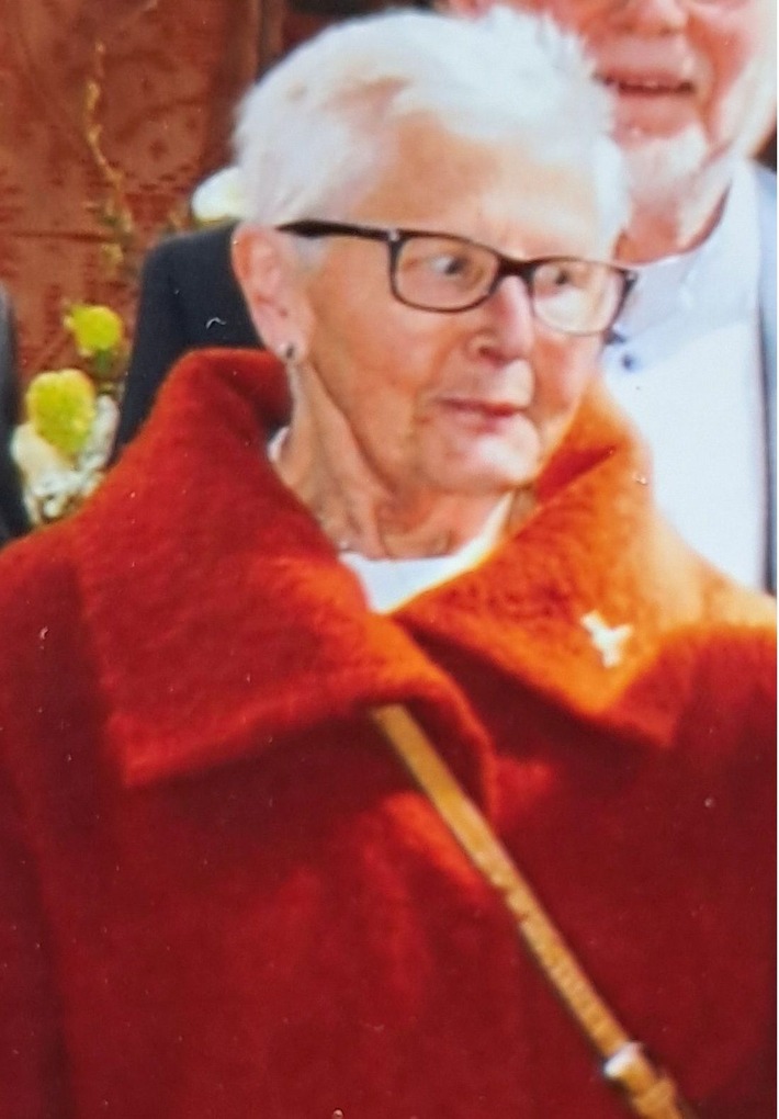 POL-KS: Landkreis Waldeck-Frankenberg - Frankenberg (Eder): Vermisste 74-jährige Margarete K. aus Frankenberg (Eder)