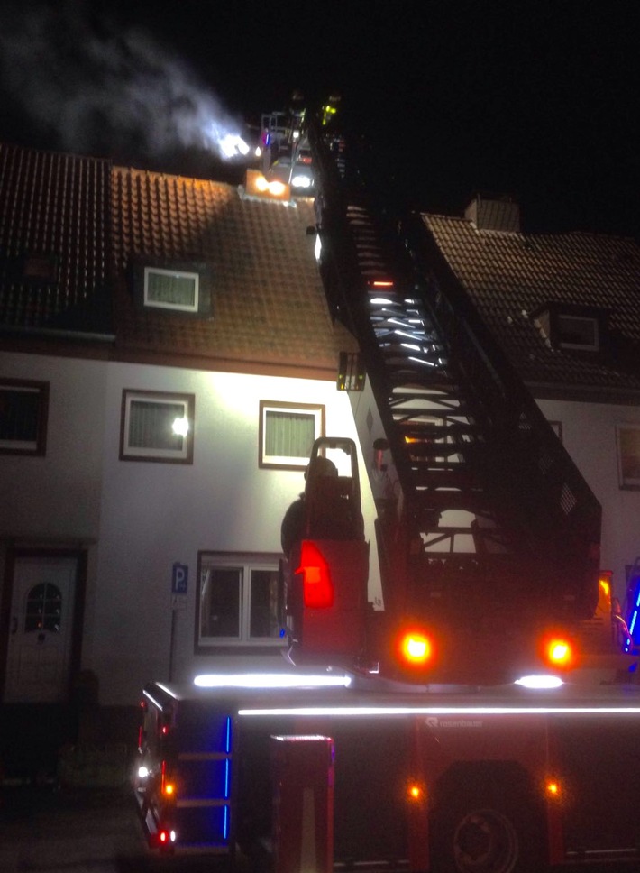 FW-GE: Kaminbrand in Erle