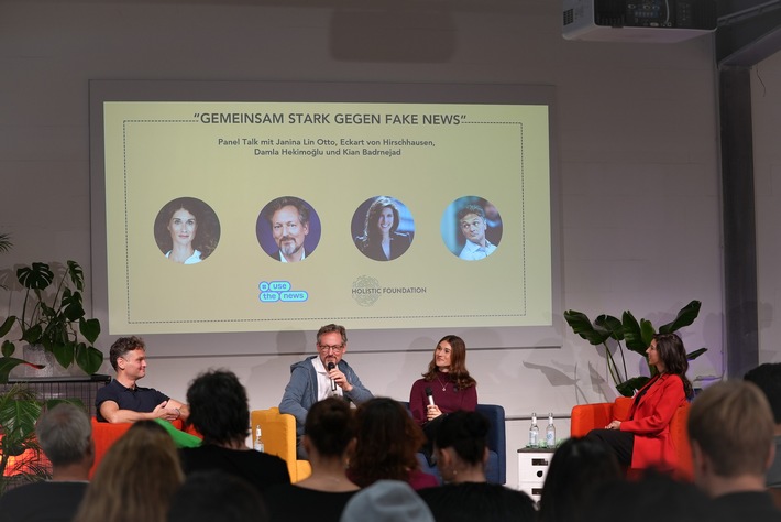 Stark gegen Fake News: Holistic Foundation und #UseTheNews starten Projekt gegen Desinformation / Erfolgreiche Auftaktveranstaltung mit Eckart von Hirschhausen