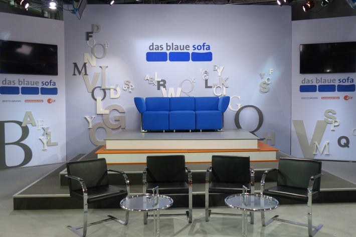 Frankfurter Buchmesse 2018: Das Blaue Sofa mit 40 Stunden Live-Programm