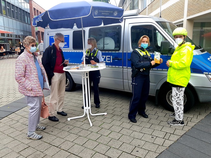 POL-ME: &quot;Projekt Korrekt&quot;: Mehr Sicherheit auf dem Rad und zu Fuß - Langenfeld / Monheim - 2106115