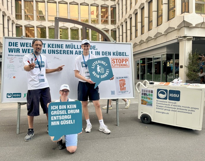 Medienmitteilung: «Luzern: Anti-Littering-Aktionen sorgen für Aufmerksamkeit»