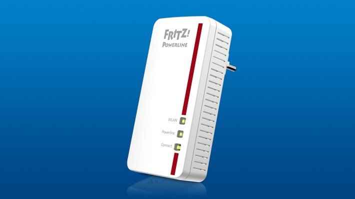 Neues Powerline-Kraftpaket mit schnellem WLAN: FRITZ!Powerline 1260E