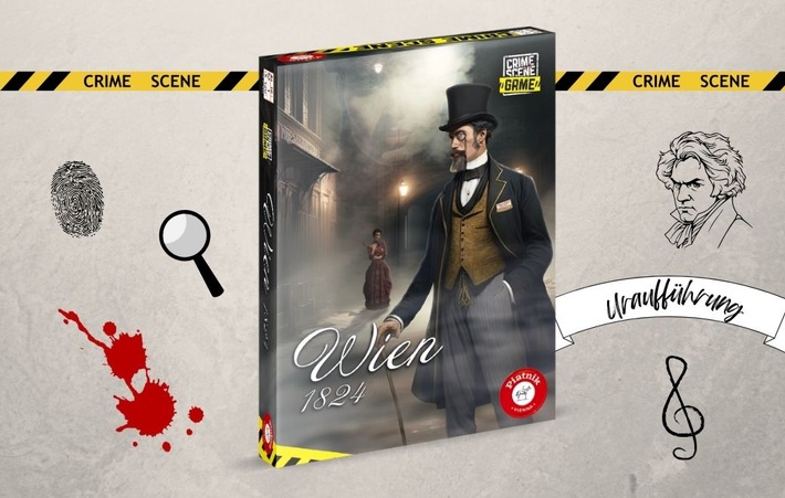 Wien 1824: Morde in bester Gesellschaft! Neues Crime Scene Game von Piatnik